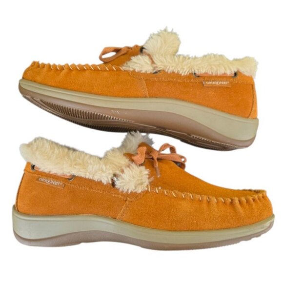 Orthofeet Women's Capri Slippers Sz 8.5 Arch Support Cushioned Faux Fur #737 - Picture 2 of 11